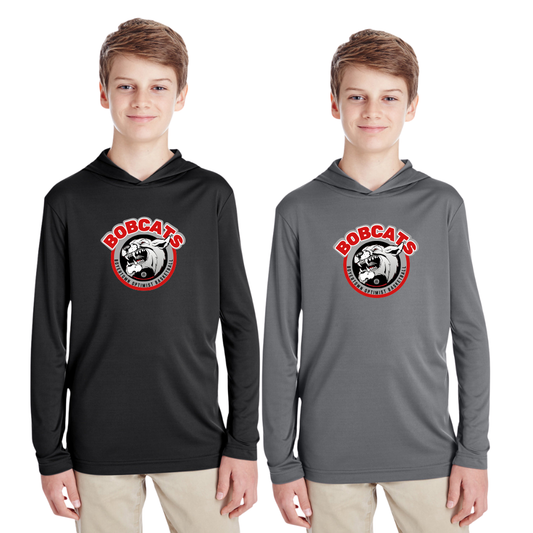 Bobcats LS Hooded Performance Tee Youth