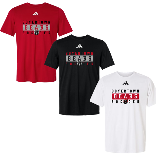 Boyertown Boys Soccer Adidas Pregame Tee - Striker