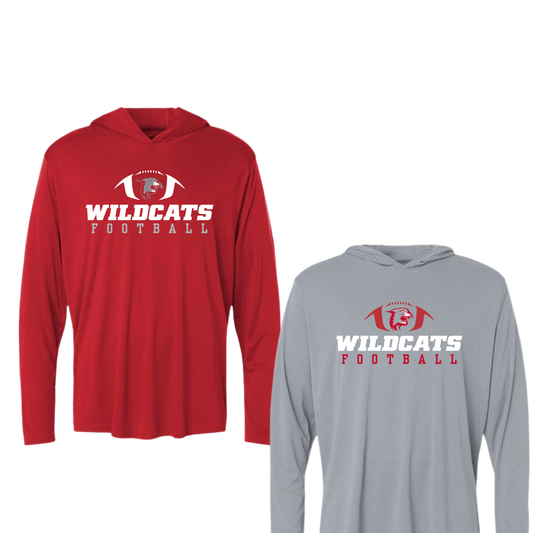OJR Football Hooded Long Sleeve Performance Tee - 3 Designs Available