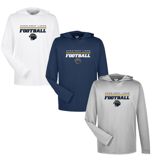 CMC Lions Long Sleeve Hooded Performance Tee - Cover 1