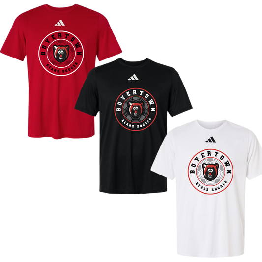 Boyertown Boys Soccer Adidas Pregame Tee - Corner