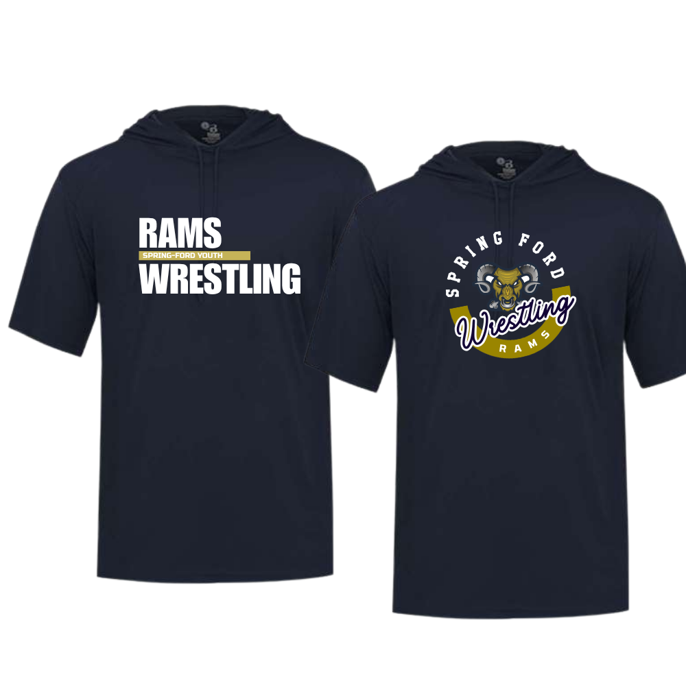 Spring Ford Wrestling Short Sleeve Training With Hood