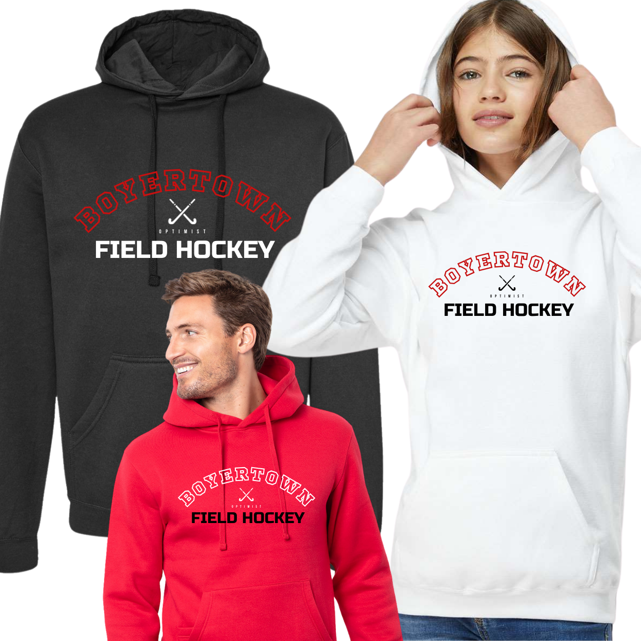 Boyertown Field Hockey Unisex Hoodie Campus