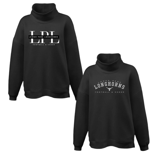 Longhorns Mockneck Womens Crew