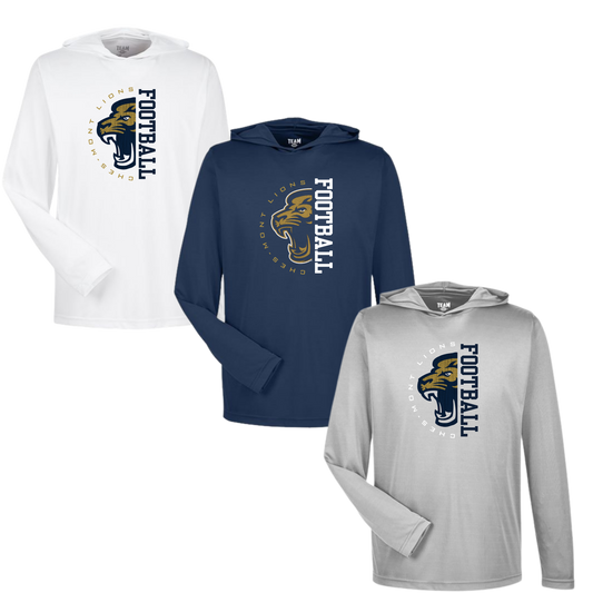 CMC Lions Long Sleeve Hooded Performance Tee - Alpha