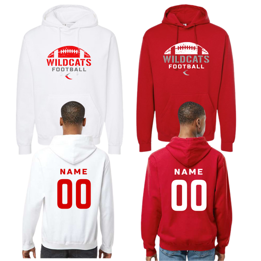 CYFO Custom Name & Number Hoodie Football