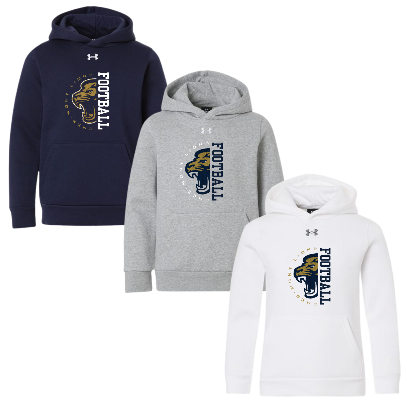 CMC Lions Under Armor Youth Hoodie - Alpha