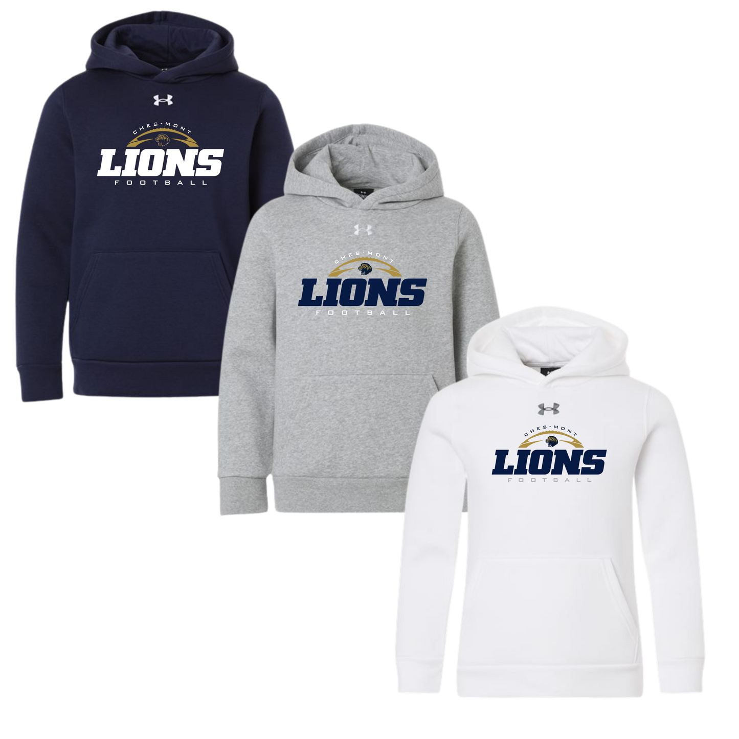 CMC Lions Under Armor Youth Hoodie - Read