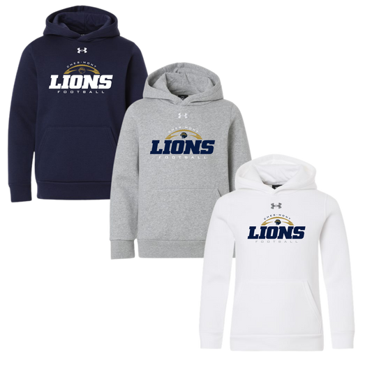 CMC Lions Under Armor Youth Hoodie - Read