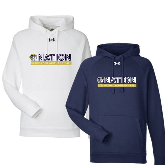 SFYFC Under Armor Fleece Hoodie Ram Nation