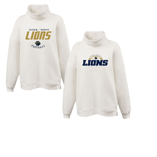 CMC Lions Womens Oversized Mockneck