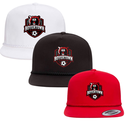 Boyertown Boys Soccer Snapback Rope Hat