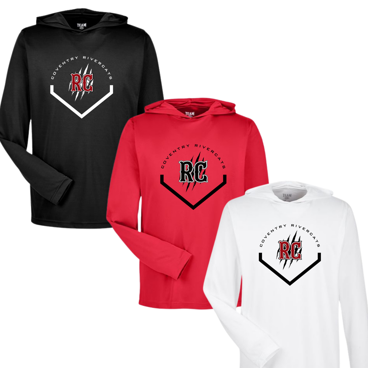 Rivercats LS Hooded Performance Tee Inning