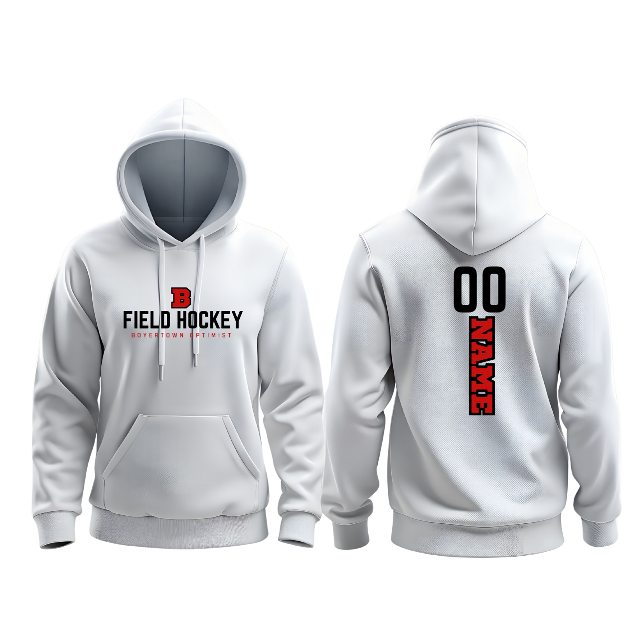 Boyertown Field Hockey All State Hoodie Custom Name & Number