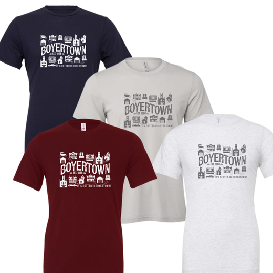 Building A Better Boyertown Bella Canvas Jersey Tee Around Town