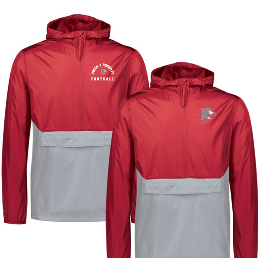 OJR Football Pullover Packable Jacket