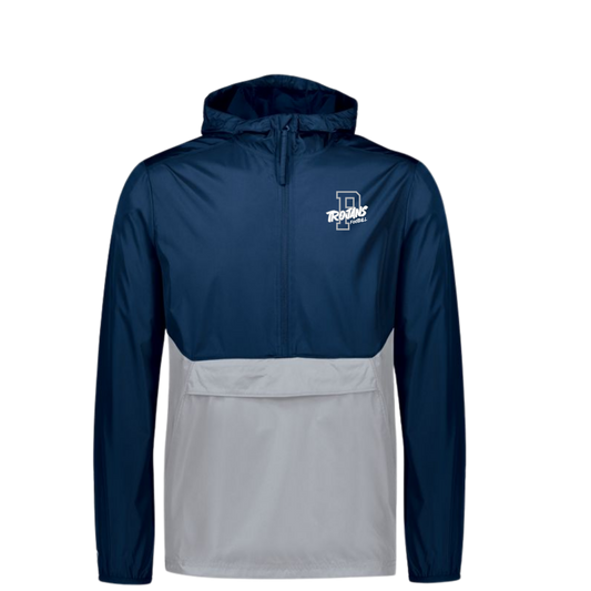 Pottstown Trojans Football Unisex Packable Pullover Jacket