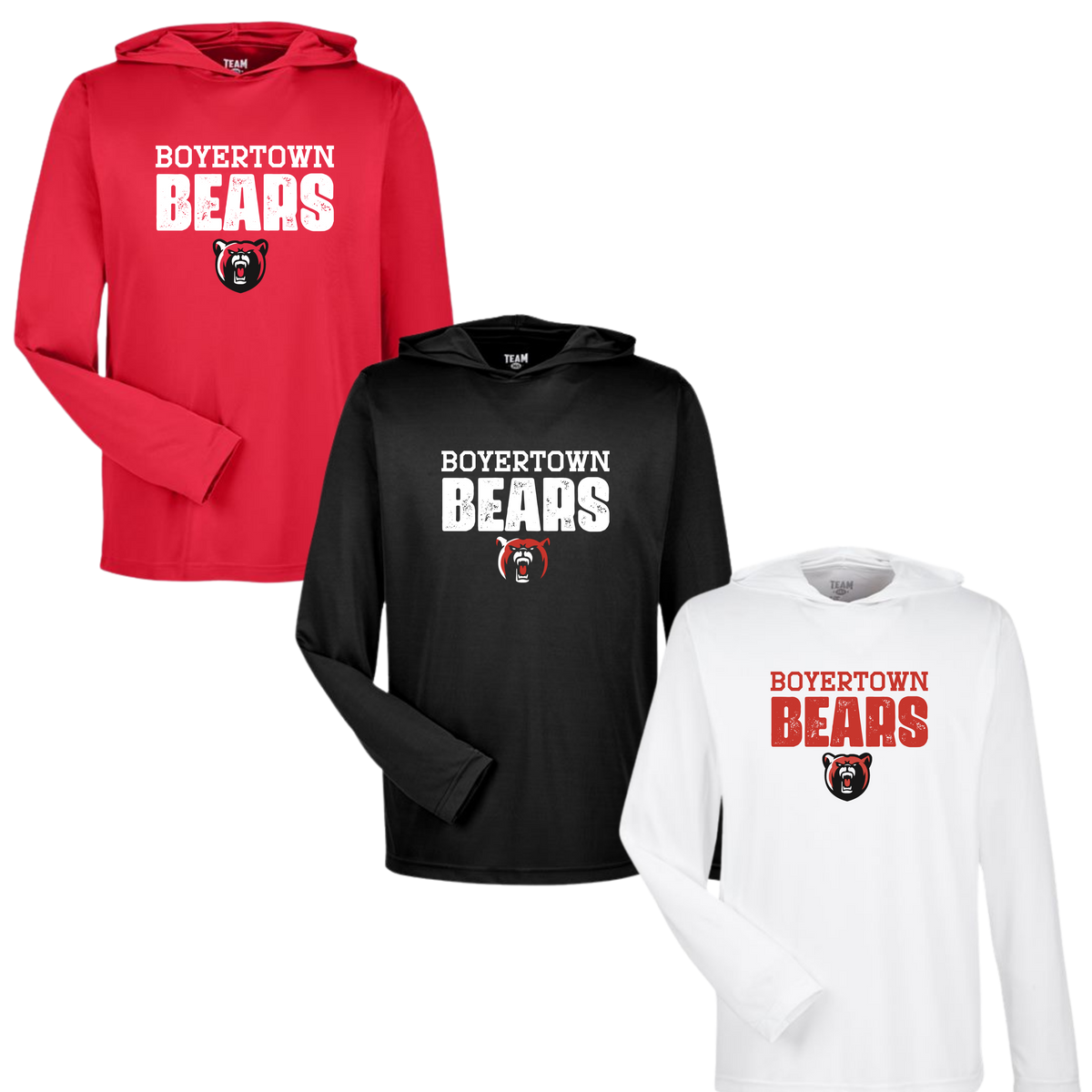 NHUF Performance Long Sleeve W/Hood Grit