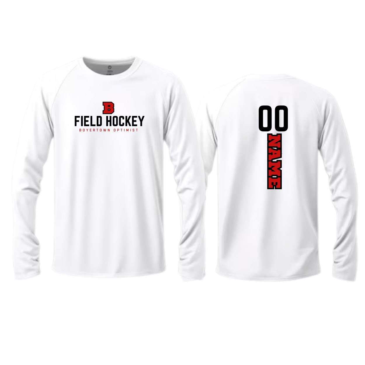 Boyertown Field Hockey LS Performance All State Custom Name & Number