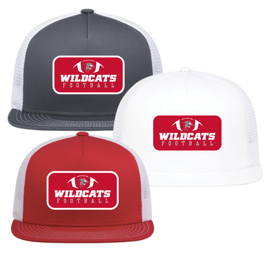 OJR Football Flat Brim Trucker Patch Hat