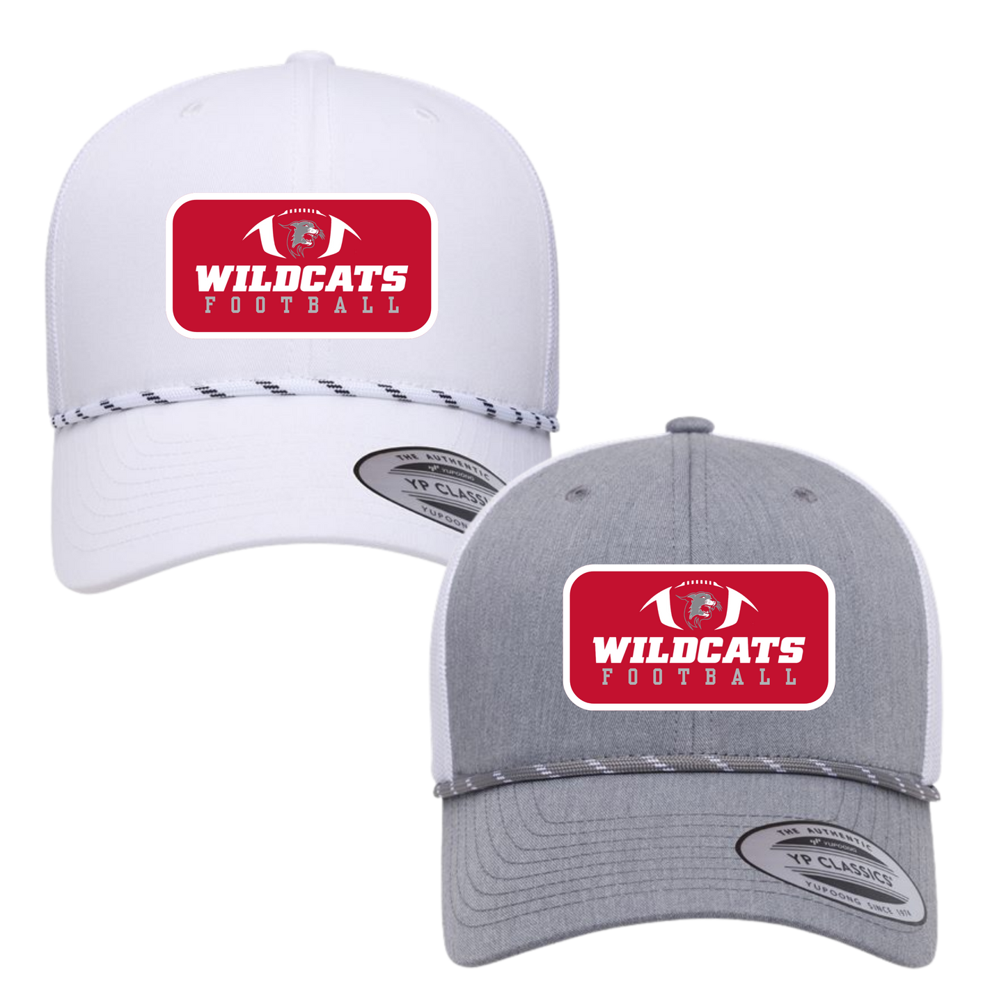 OJR Football Retro Trucker Rope Hat With Patch