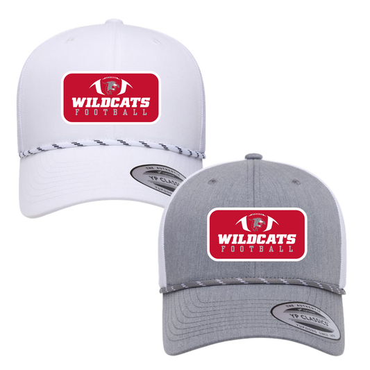 OJR Football Retro Trucker Rope Hat With Patch