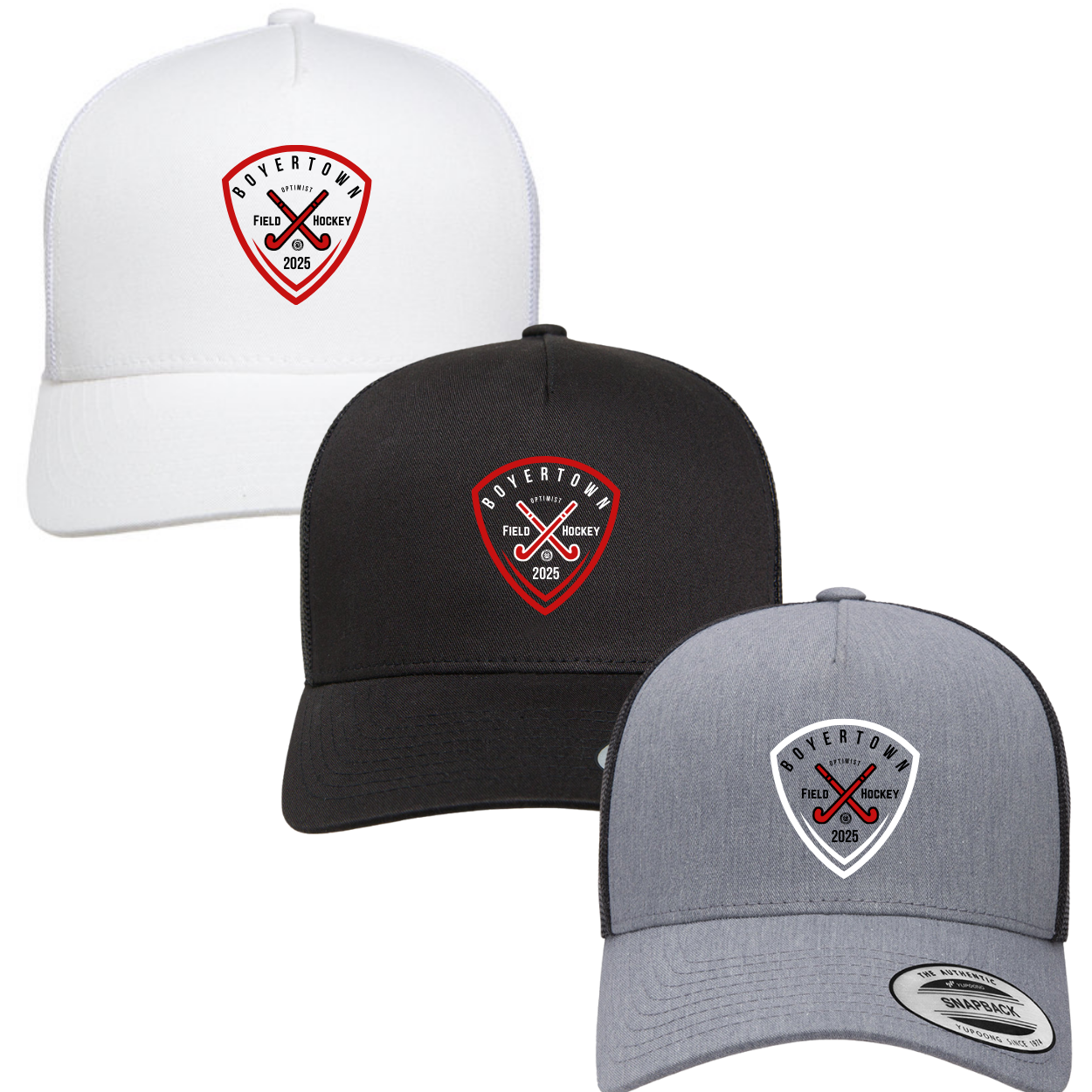 Boyertown Field Hockey Bold Trucker  Snapback Hat
