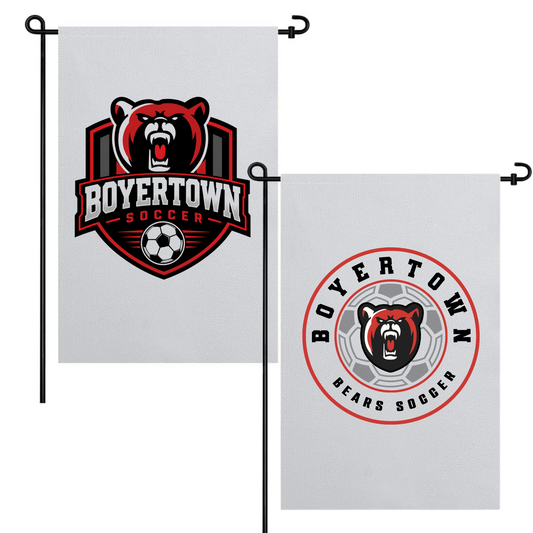 Boyertown Boys Soccer Sublimated Garden Flag