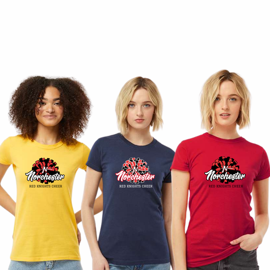 NRK Slim Fit Ladies Tee Cheer Drop