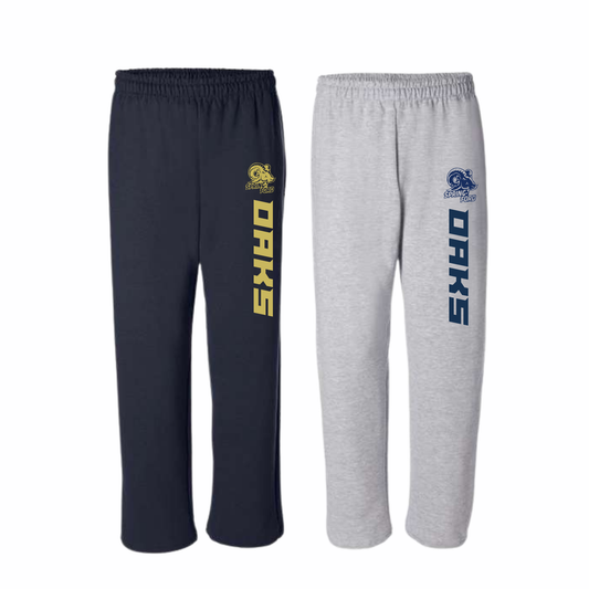 SFO Open Bottom Adult Sweatpants Oaks Leg Print