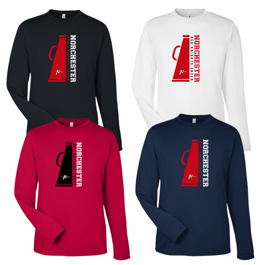 NRK Unisex LS Performance Tee Cheer Spirit