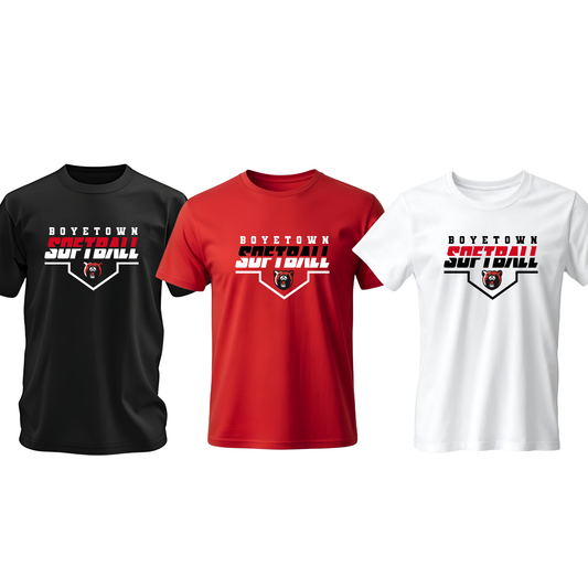 Boyertown MSW Softball Tee Split