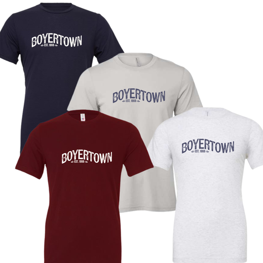 Building A Better Boyertown Bella Canvas Jersey Tee Wave