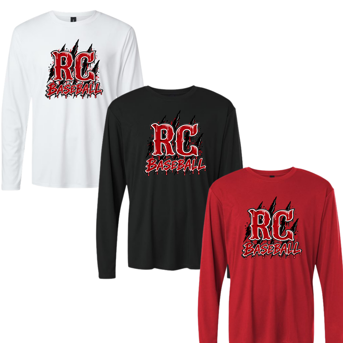 Rivercats Unisex LS Dri Fit Tee Drip