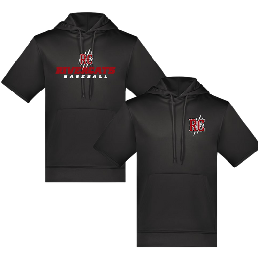 Rivercats Short Sleeve Fleece Athletic Hoodie