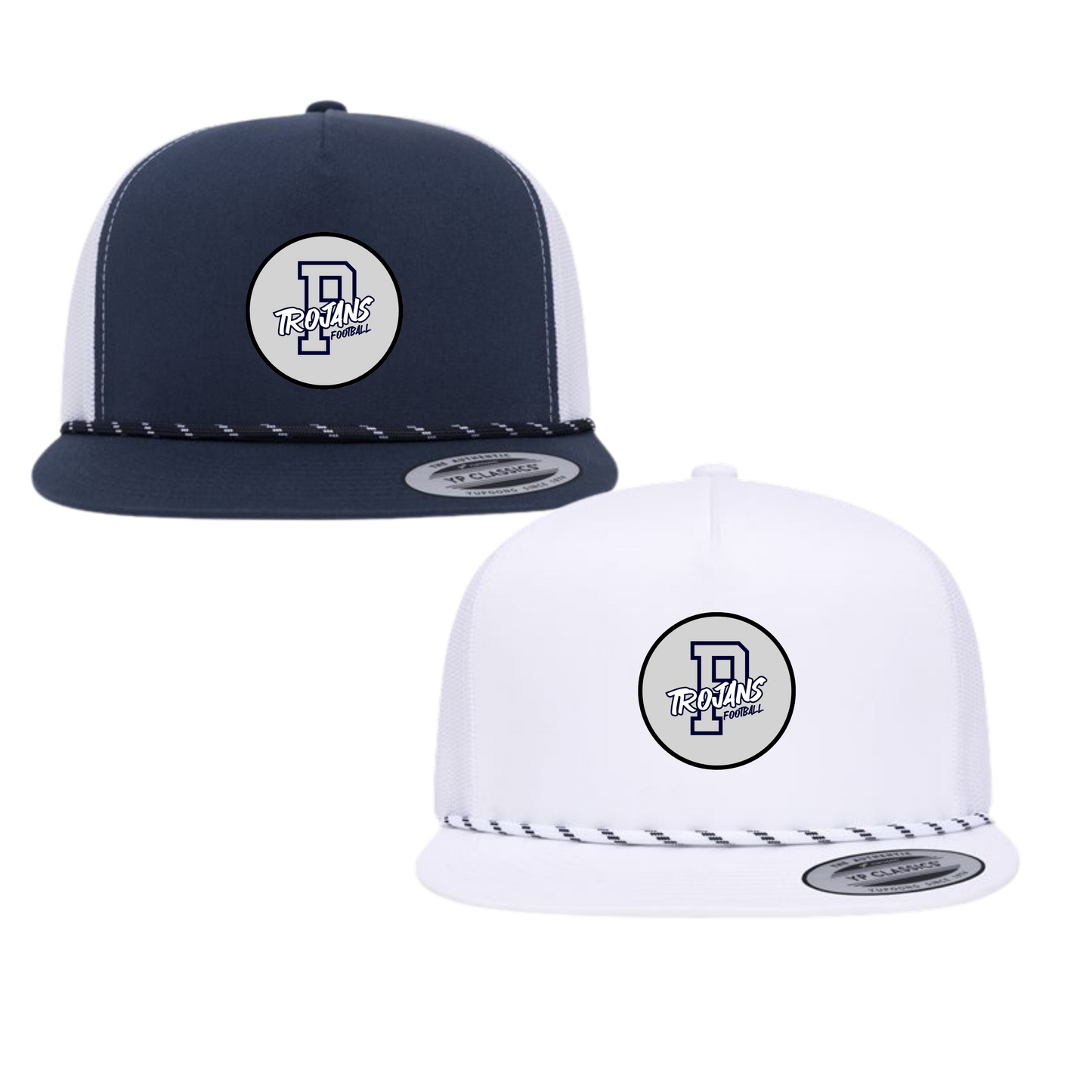Pottstown Trojans Football Patch Snapback Hat