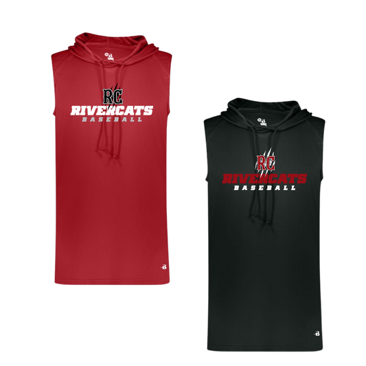Rivercats Sleevless Training Tee With Hood Dugout