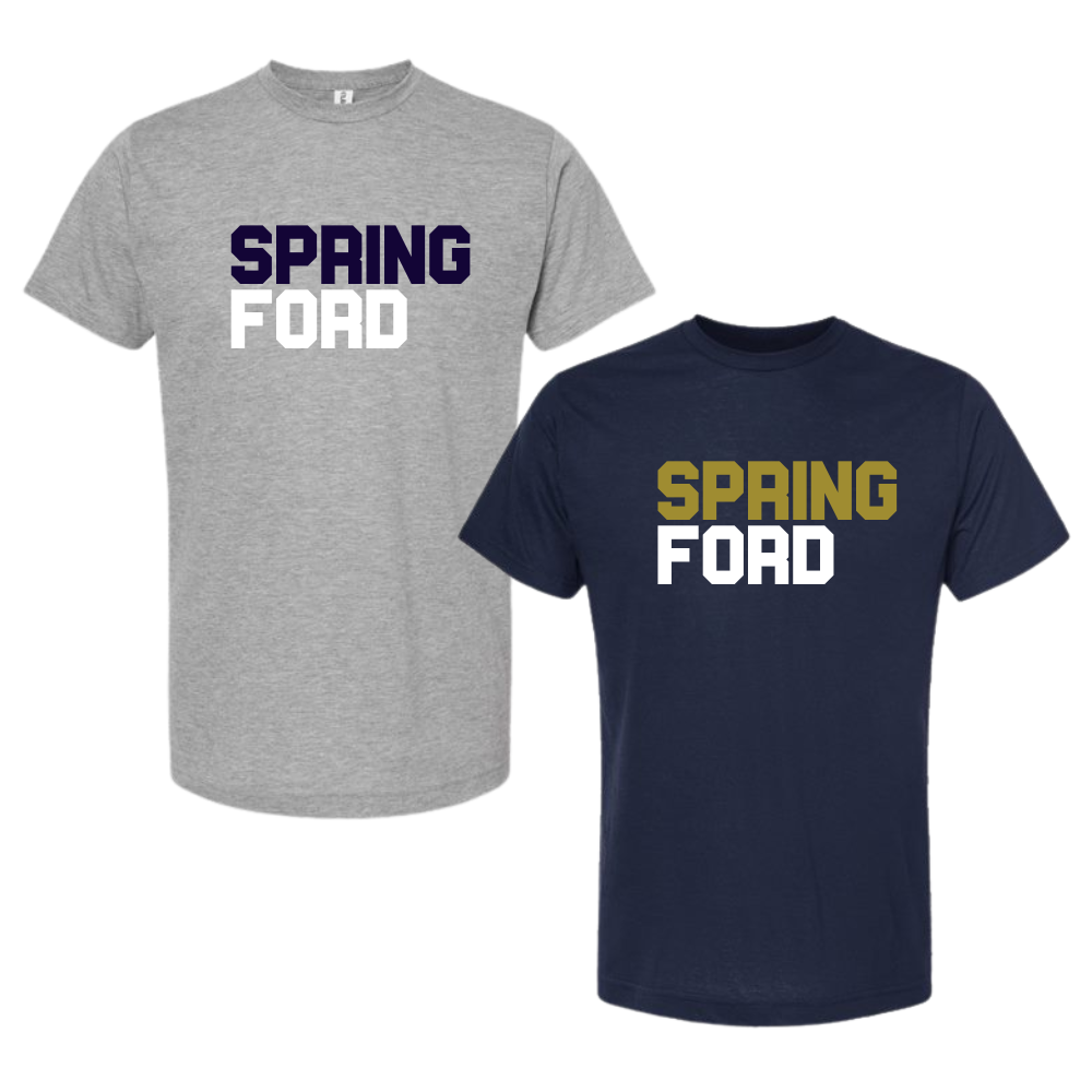 Spring-Ford Wrestling Basic Ply Blended Unisex Tee