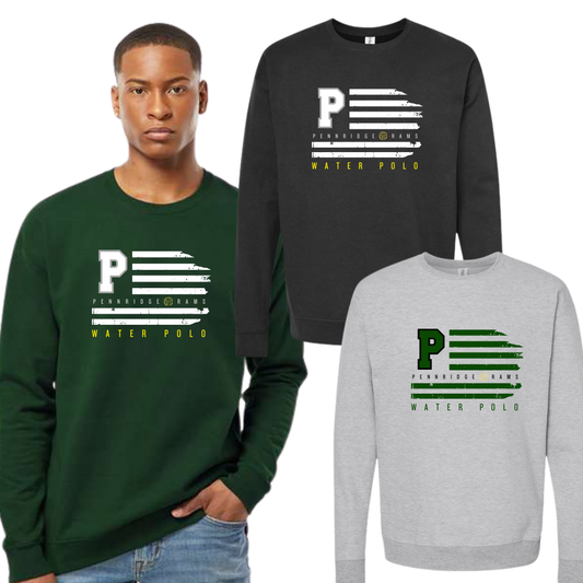 Pennridge Water Polo Unisex Crewneck Sweatshirt Pride