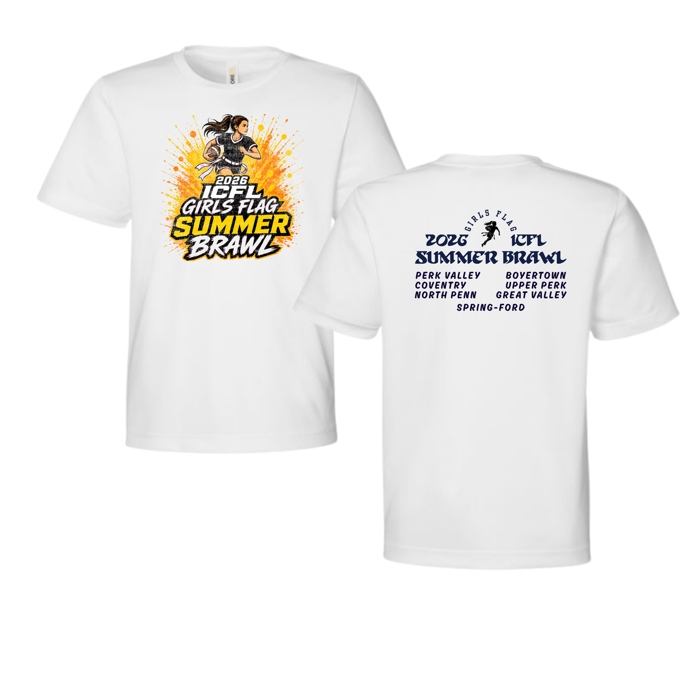 ICFL Girls Flag Football 2026 Summer Brawl ( NO CUSTOMIZATIONS )