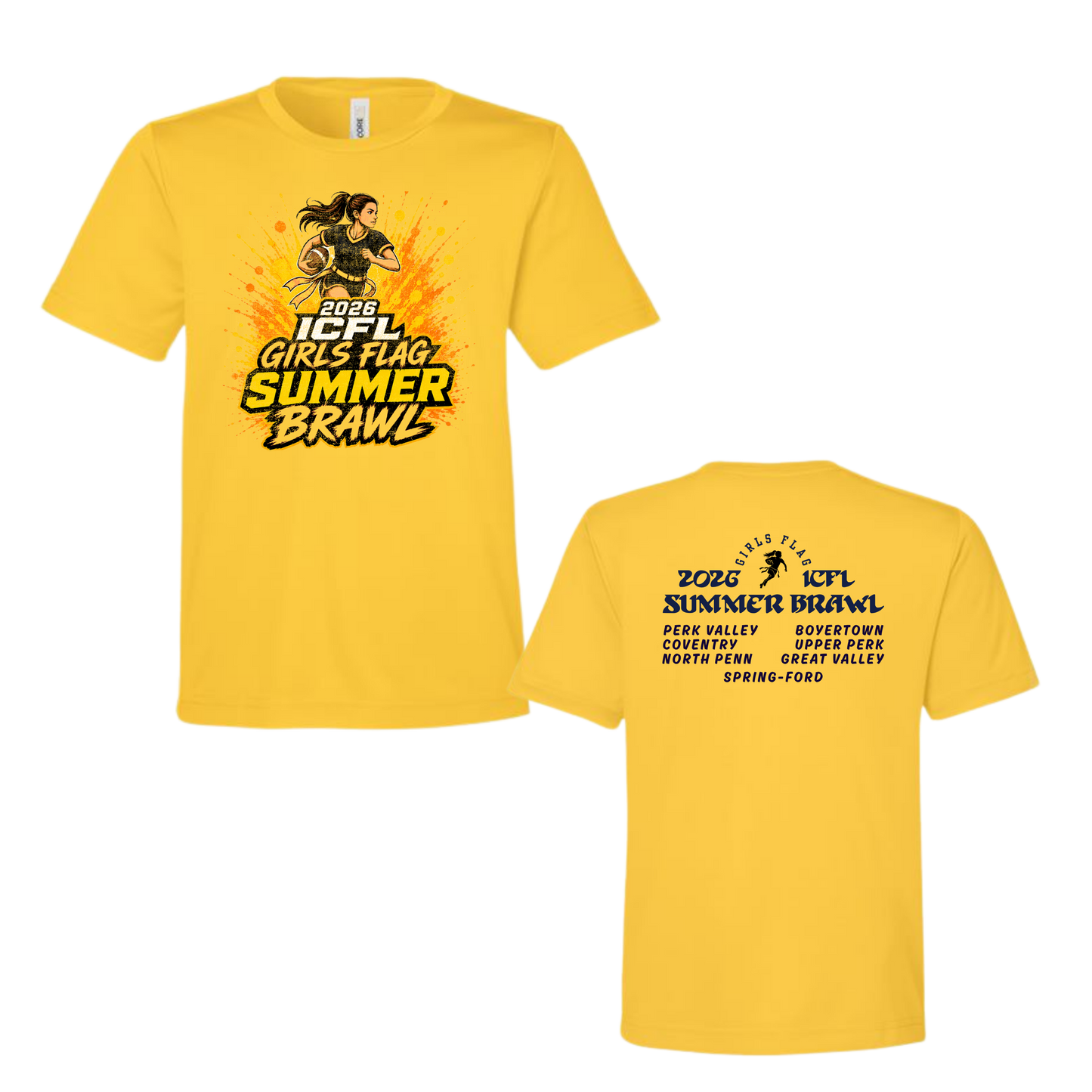 ICFL Girls Flag Football 2026 Summer Brawl ( NO CUSTOMIZATIONS )