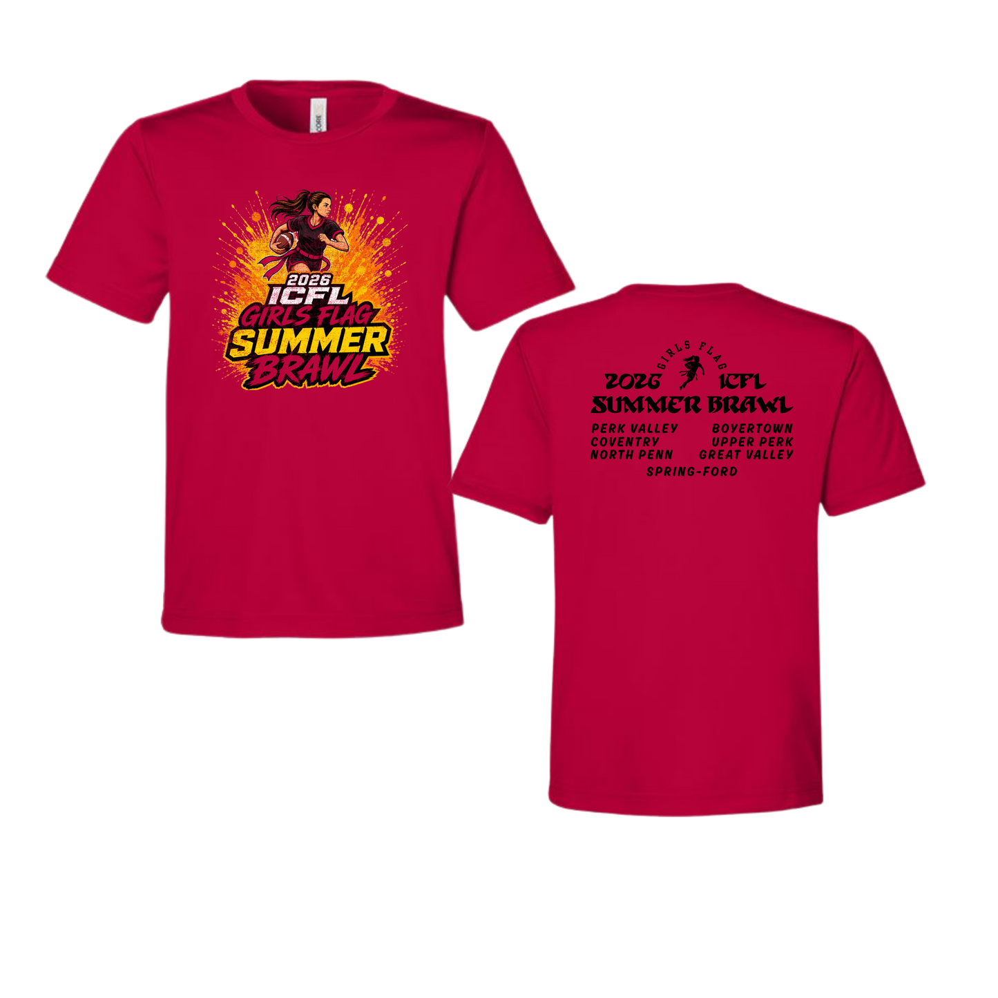 ICFL Girls Flag Football 2026 Summer Brawl ( NO CUSTOMIZATIONS )