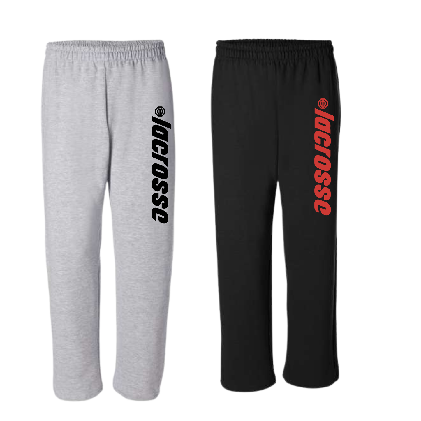 Boyertown LAX Open Bottom Sweats LACROSSE LEG