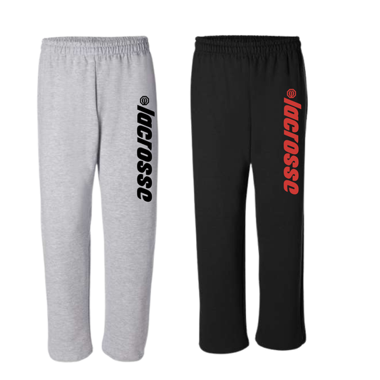 Boyertown LAX Open Bottom Sweats LACROSSE LEG
