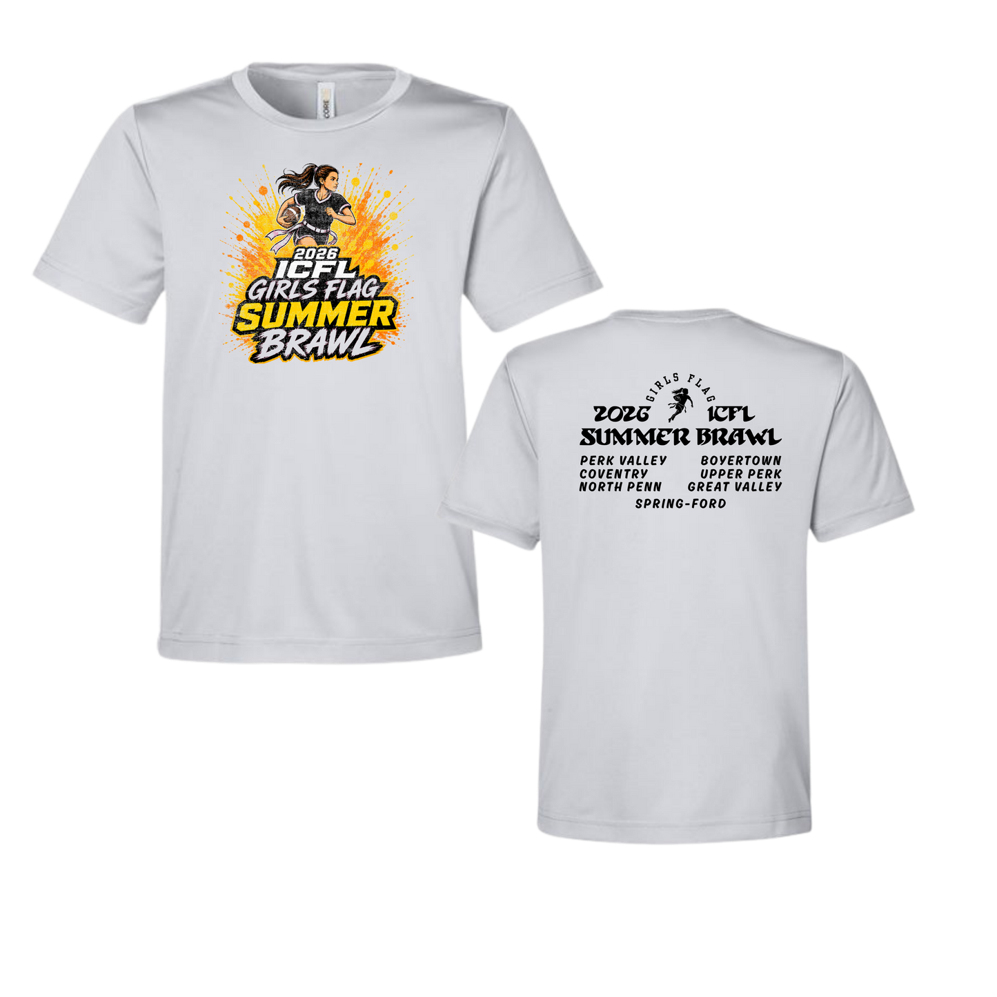 ICFL Girls Flag Football 2026 Summer Brawl ( NO CUSTOMIZATIONS )