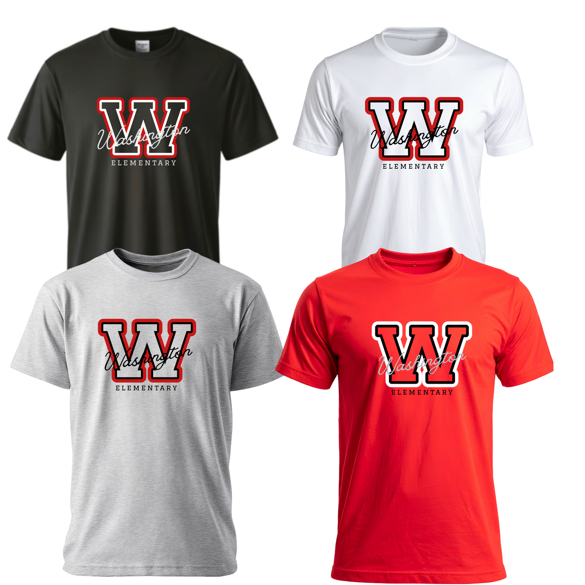 Washington Elementary Unisex Blended Big W