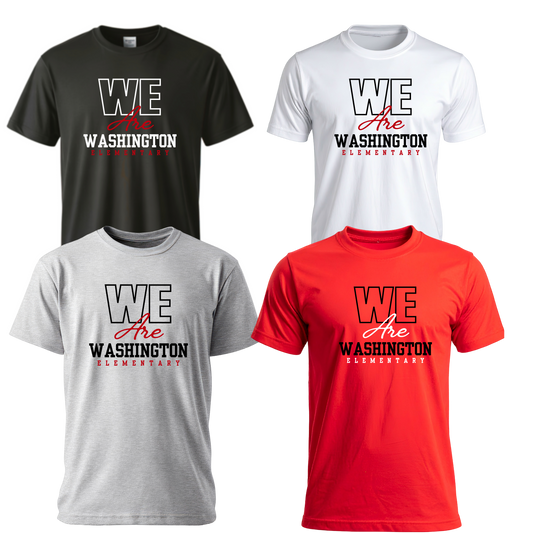 Washington Elementary Unisex Blended Tee WE ARE