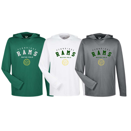 Pennridge Water Polo Unisex Performance LS Hoodie First Line