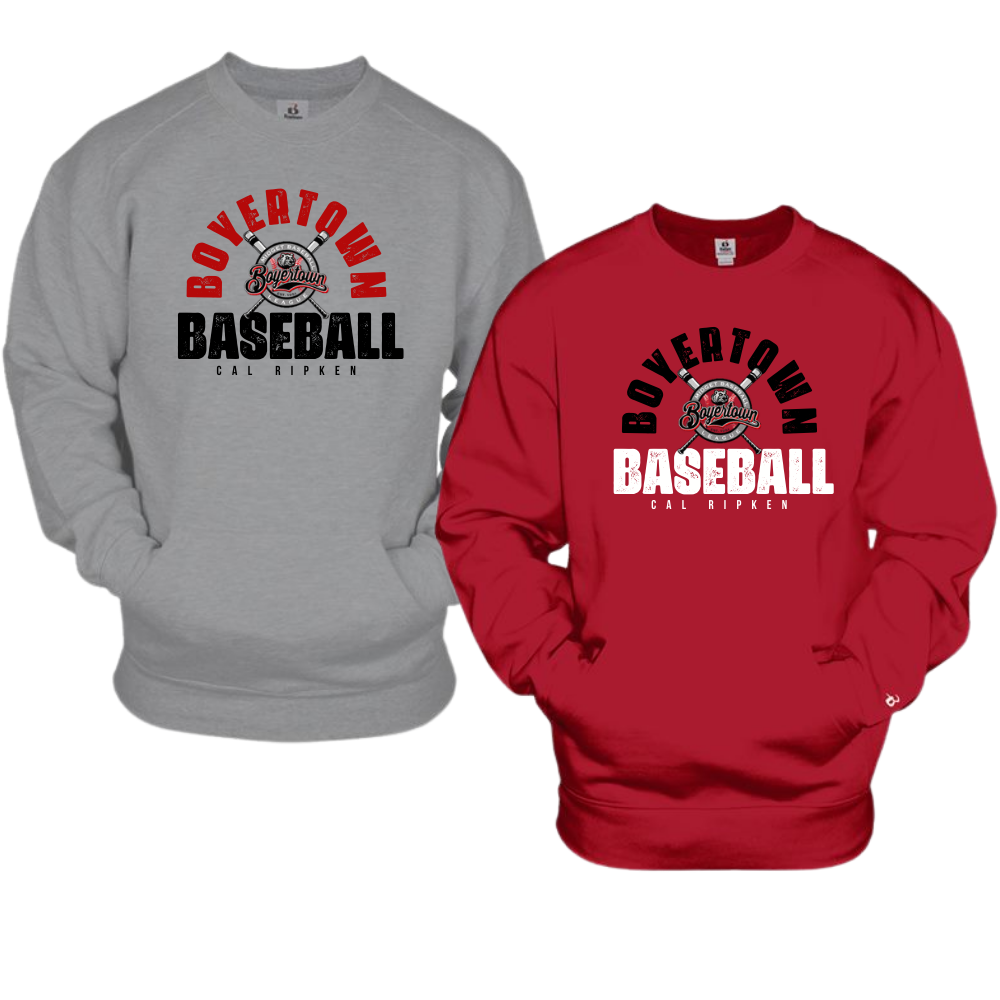 BMBL Adult Crewneck W/ Front Pouch Triple Play
