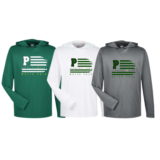 Pennridge Water Polo Unisex Performance LS Hoodie Pride